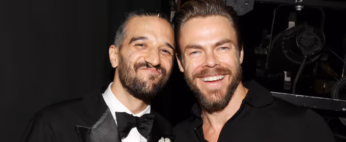 Photos: Derek Hough Visits Mark Ballas For His Return to CHICAGO on Broadway Photo