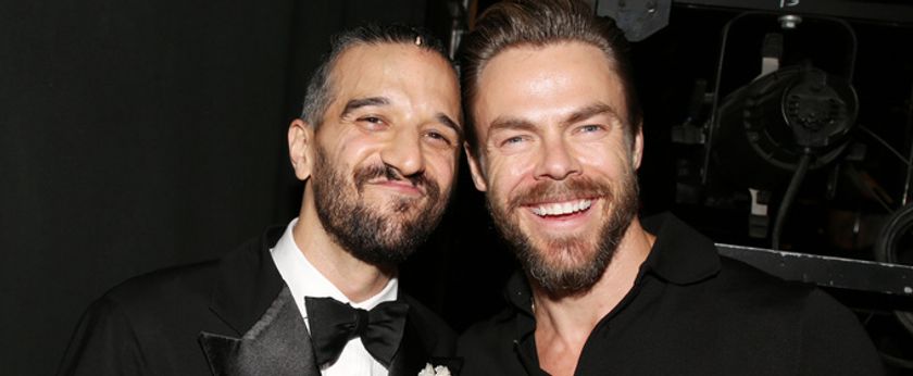 Photos: Derek Hough Visits Mark Ballas For His Return to CHICAGO on Broadway Photo