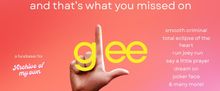 Archive of My Own to Present AND THAT'S WHAT YOU MISSED ON GLEE at The Green Room 42
