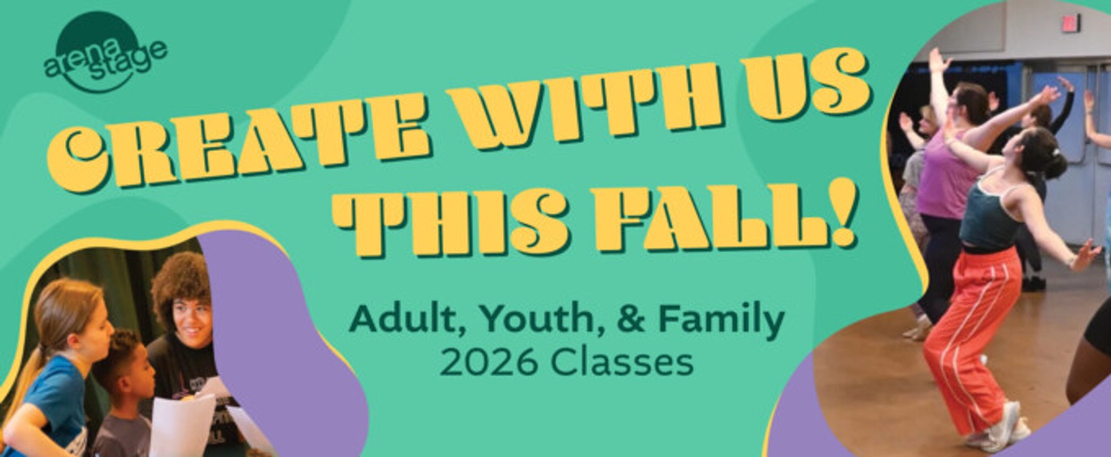Dance, Improv and More Set for Arena Stage Fall 2026 Classes