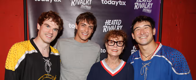 Photos: Susan Sarandon & Kaden Connors Visit HEATED RIVALRY: THE UNAUTHORIZED MUSICAL PARODY Photo
