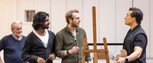 A MIRRORED MONET in Rehearsal at Charing Cross Theatre