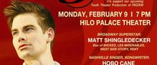 Matt Shingledecker to Star in HEART's 5th Anniversary Benefit Concert in Hilo