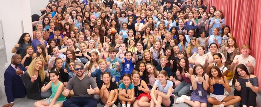 Photos: SCHMIGADOON! Star Alex Brightman Visits With Young Performers at Broadway Artists Alliance Photo