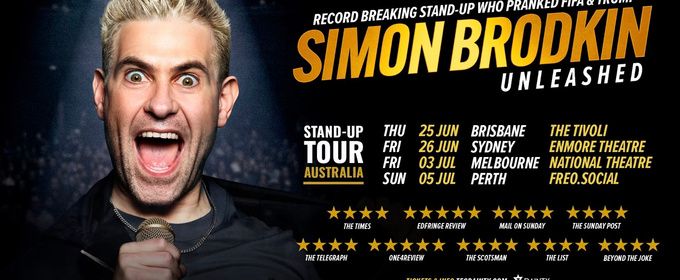 Simon Brodkin to Bring UNLEASHED Tour to Australia