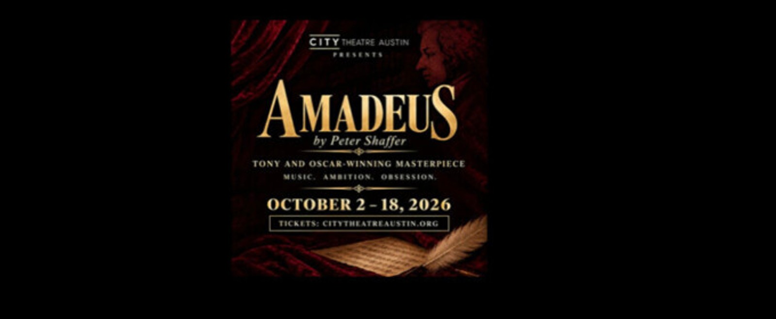 Review: AMADEUS at CIty Theatre Austin