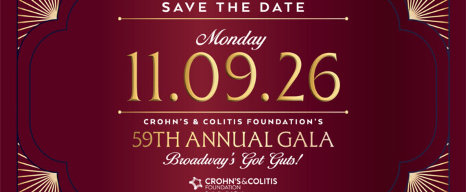 Crohn's & Colitis Foundation to Host 59th Annual BROADWAY'S GOT GUTS! Gala