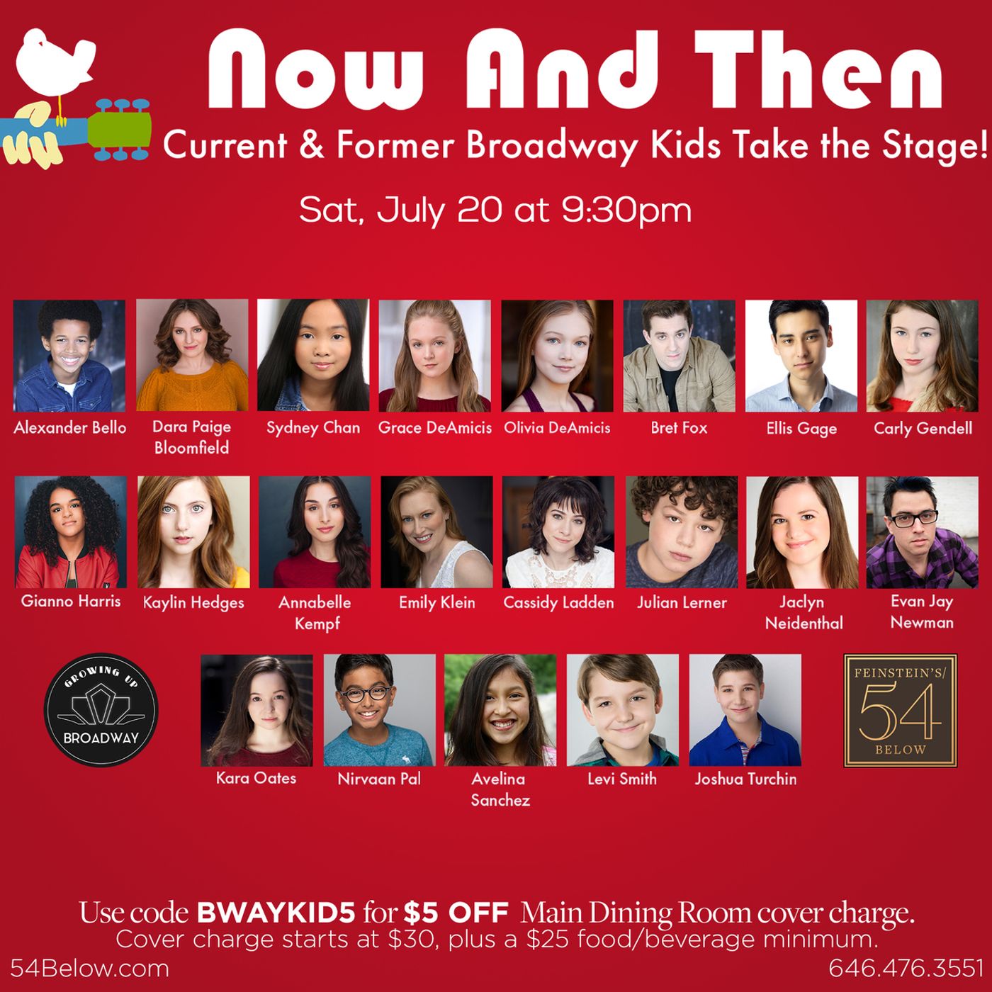 Broadway Kids to Take the Stage at 54 Below Broadway Kids to Take the Stage at 54 Below Image