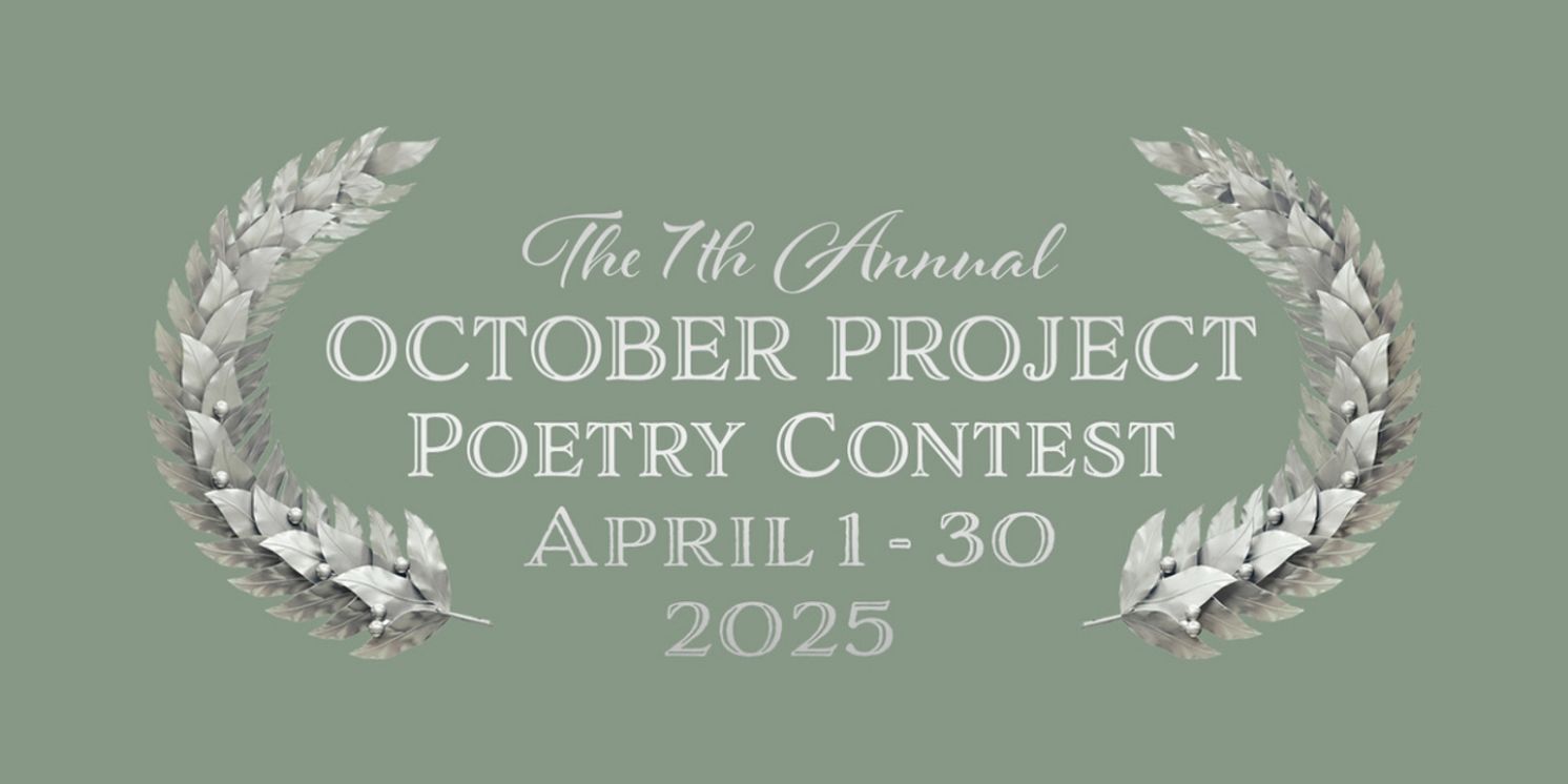 7th Annual October Project Poetry Contest Runs Through April Is Poetry Month  Image