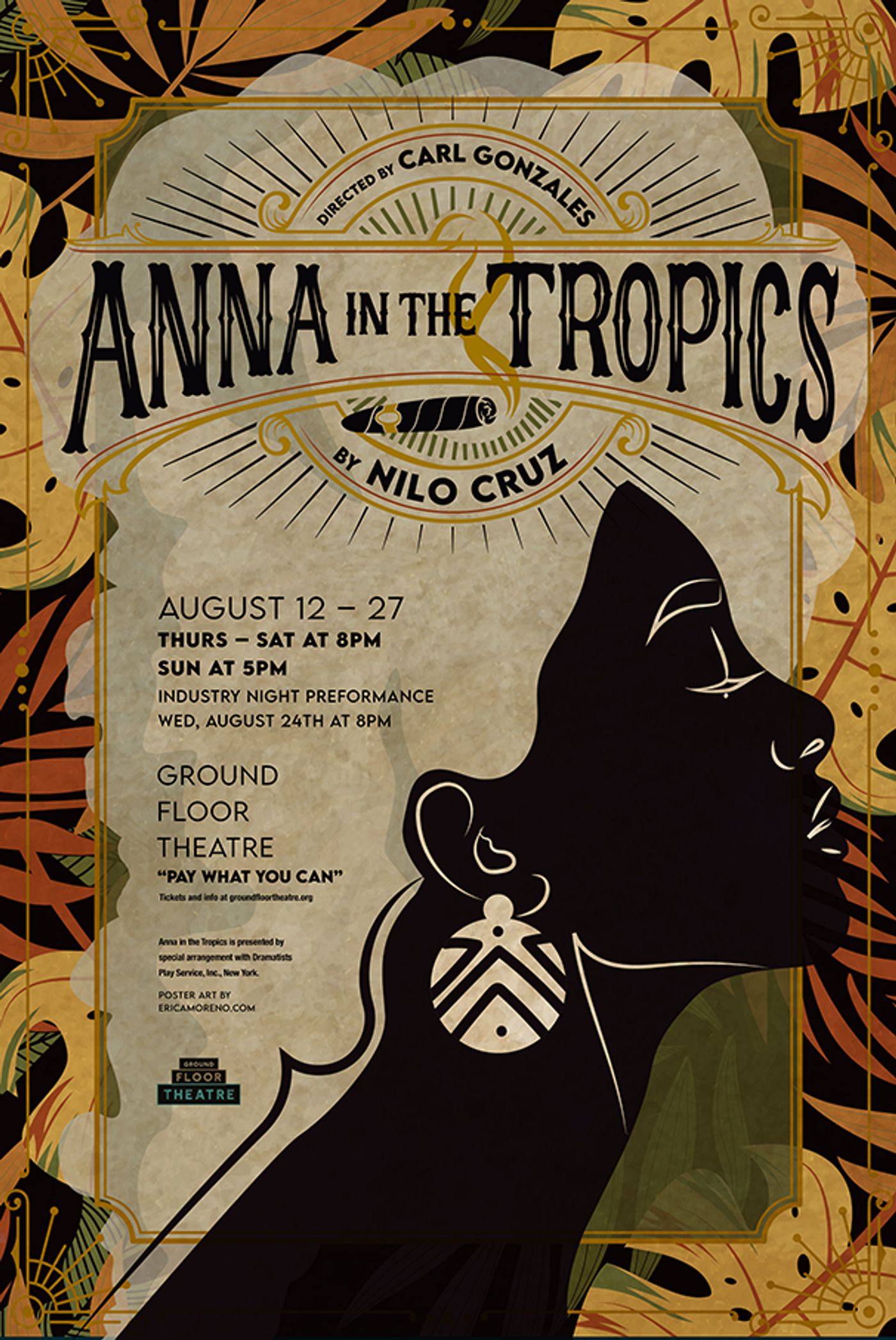 Ground Floor Theatre Announces Cast of ANNA IN THE TROPICS Austin Premiere  Image