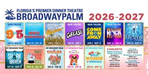 9 TO 5, OKLAHOMA!, WE WILL ROCK YOU, GREASE and WHITE CHRISTMAS Set for Broadway Palm Dinner Theatre