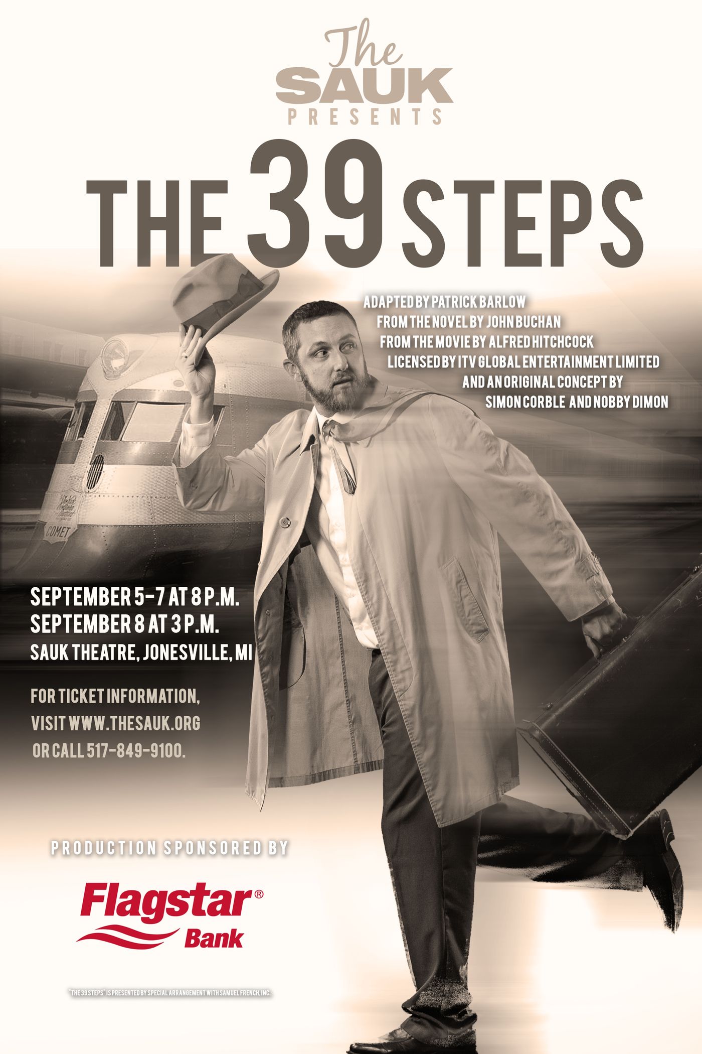 Cast Announced For THE 39 STEPS At The Sauk Cast Announced For THE 39 STEPS At The Sauk Image