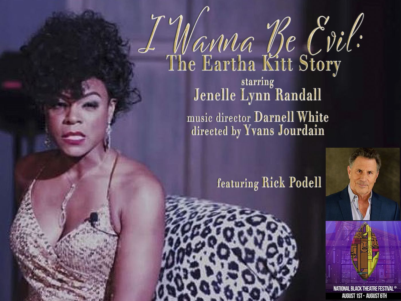 I WANNA BE EVIL: THE EARTHA KITT STORY To Play At The National Black Theatre Festival, August 2-5  Image