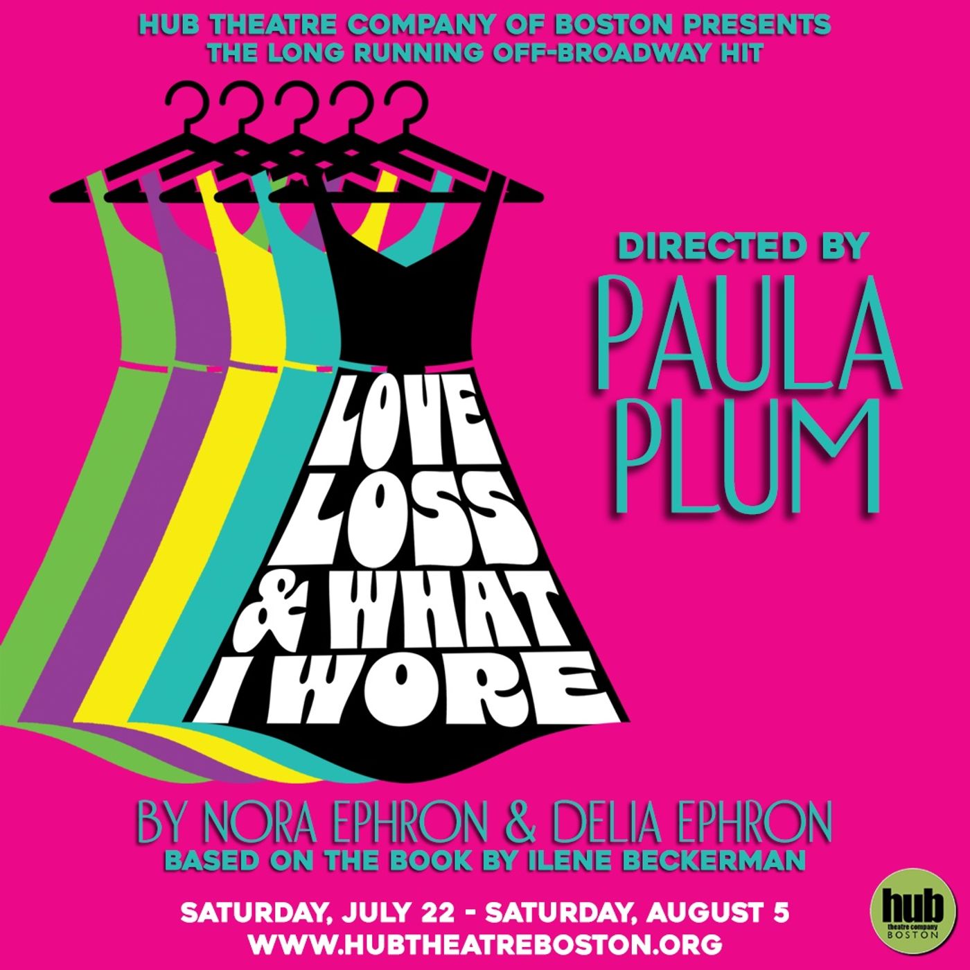 Paula Plum Directs LOVE, LOSS, AND WHAT I WORE With Hub Theatre Company Of Boston  Image