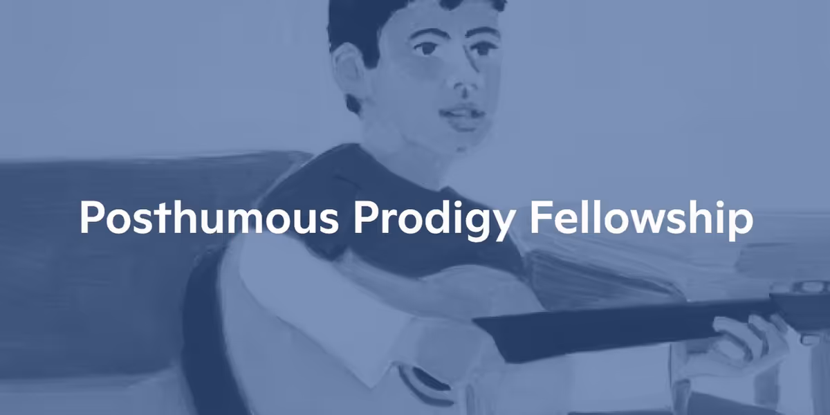 A.C.T. of CT Now Accepting Applications 2026 Posthumous Prodigy Productions Fellowship For Musicians
