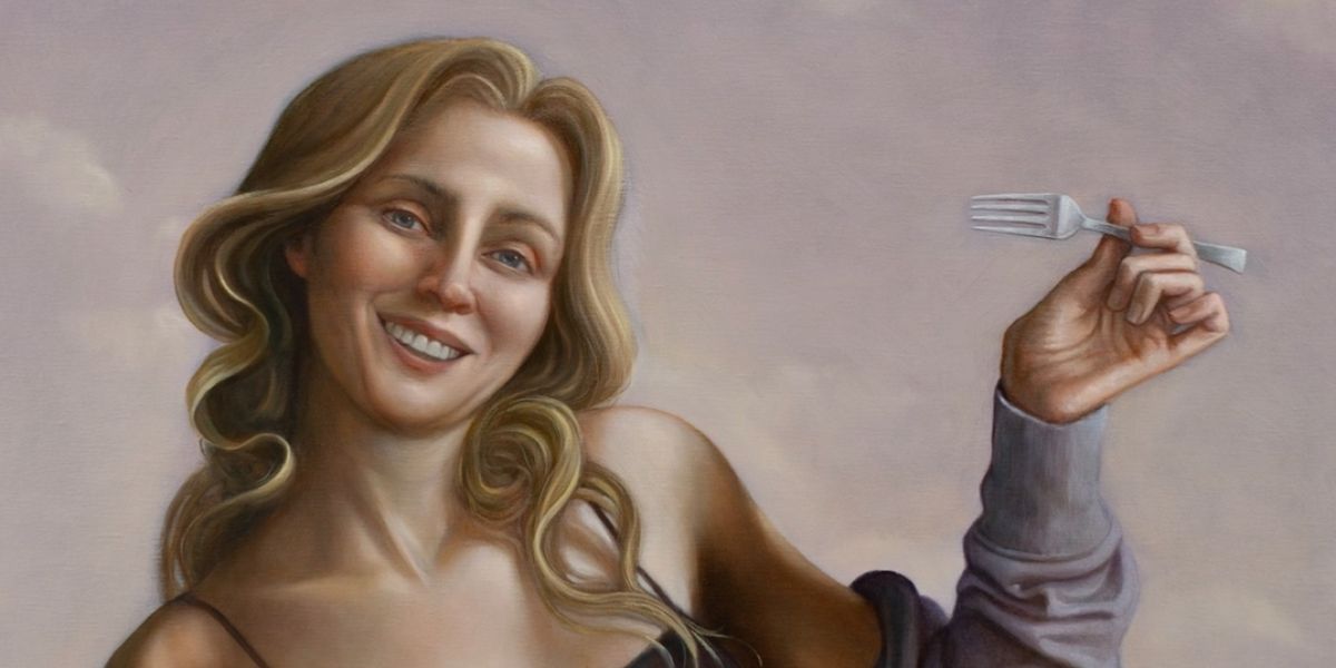A Hug From The Art World Presents WOMEN LAUGHING SALAD By Pablo Barba