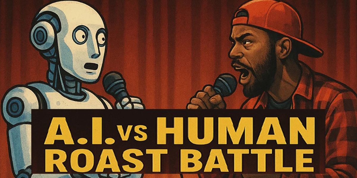 A.I. VS HUMAN ROAST BATTLE is Coming to The Players Theatre