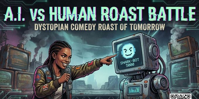 WHO IS FUNNIER: HUMAN OR A.I.? Comedy Show Pits Live Rapper Against Machine-Lear Photos