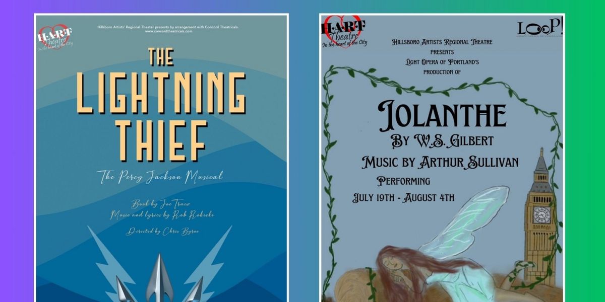 THE LIGHTNING THIEF & IOLANTHE are Coming to HART This Summer