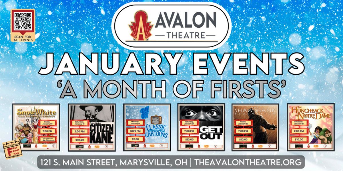 SNOW WHITE and More to Screen at The Avalon Theatre in January