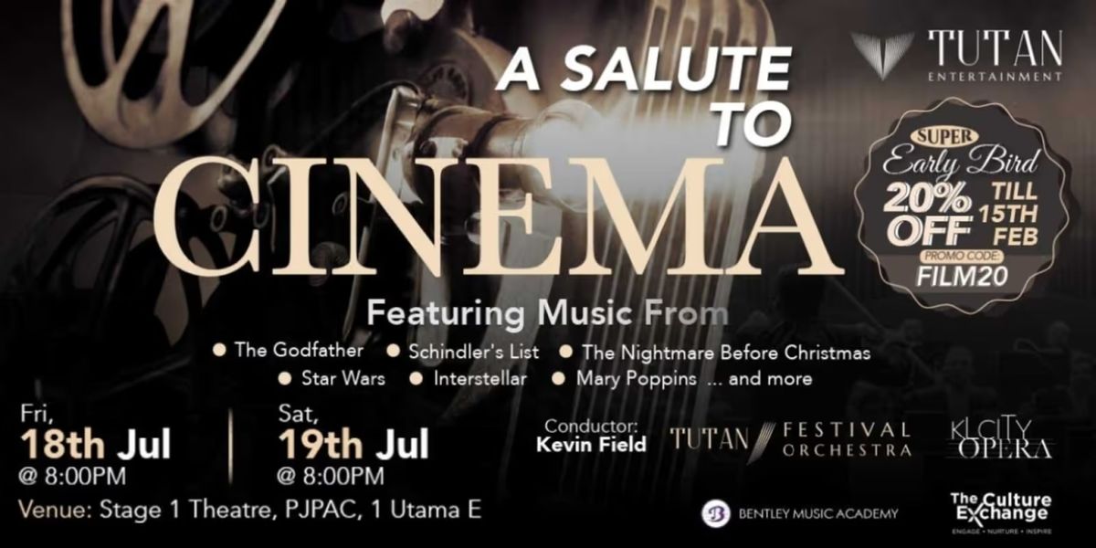 A SALUTE TO CINEMA Will Come to PJPAC Next Month