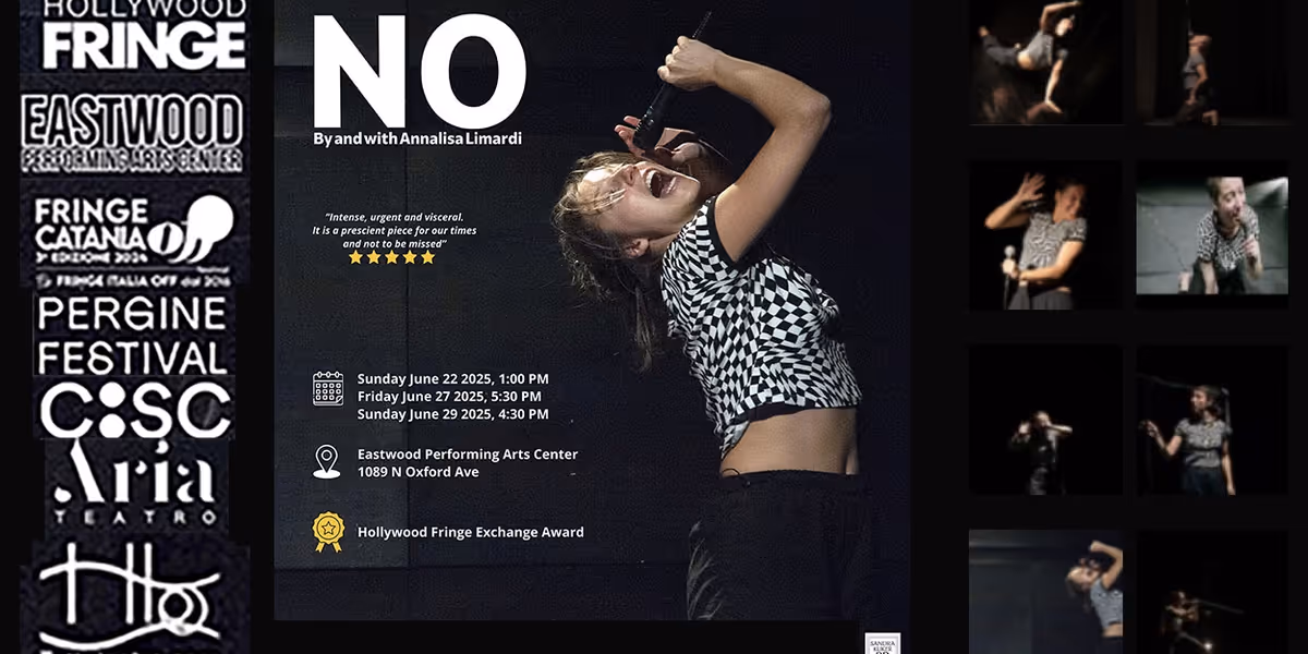 NO To Have US Premiere In June At Hollywood Fringe Festival