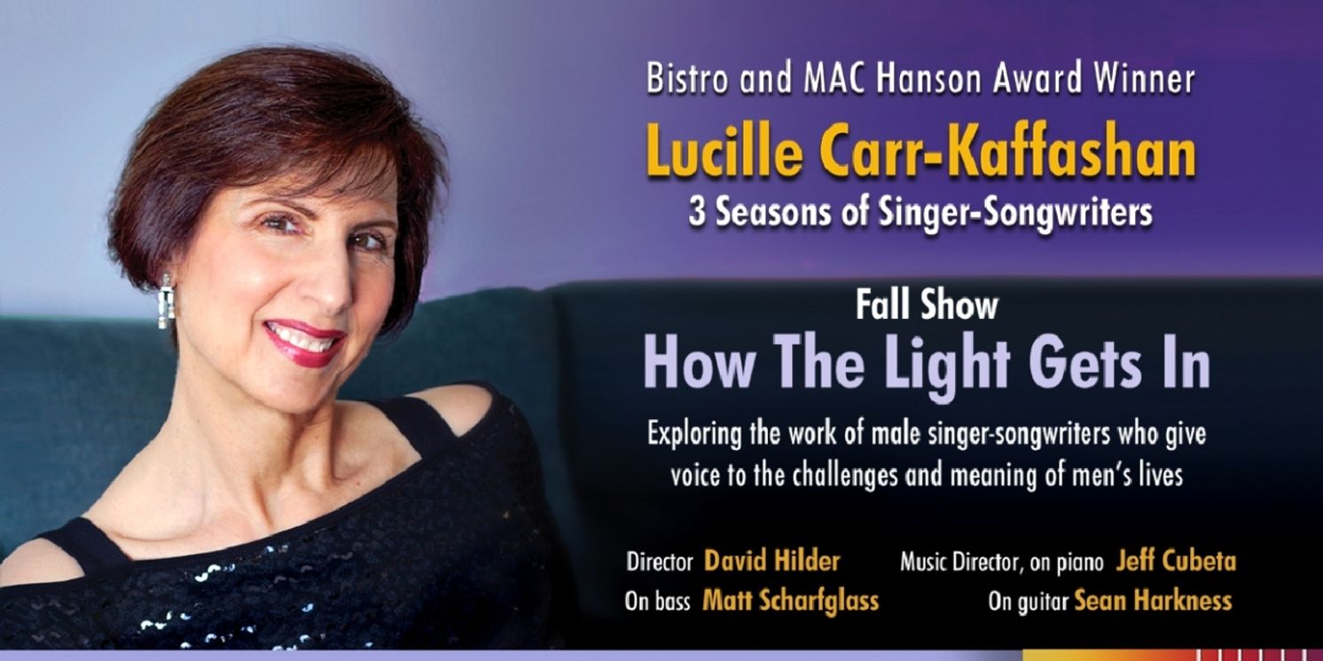 Lucille Carr-Kaffashan Will Present Fall Edition Of
THREE SEASONS OF SINGER-SONGWRITERS at Don't Tell Mama  Image
