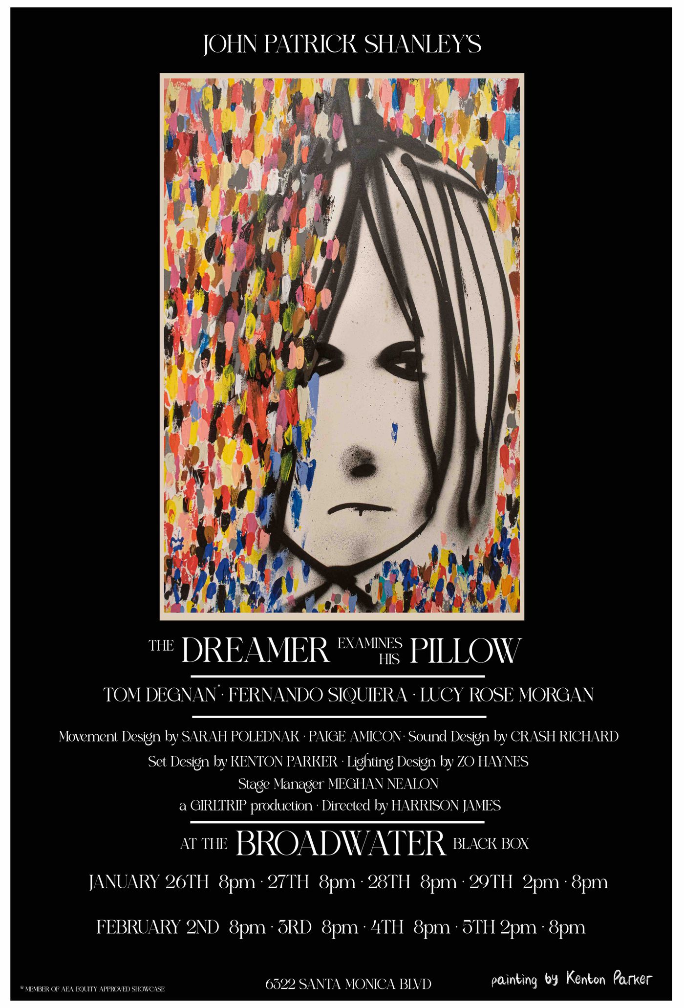 Girl Trip Presents John Patrick Shanley's THE DREAMER EXAMINES HIS PILLOW At The Broadwater Black Box  Image