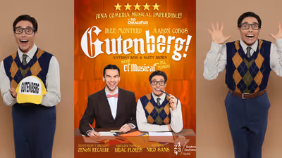 Aaron Cobos se incorpora a GUTENBERG! EL MUSICAL tras ganar el Premio Talía