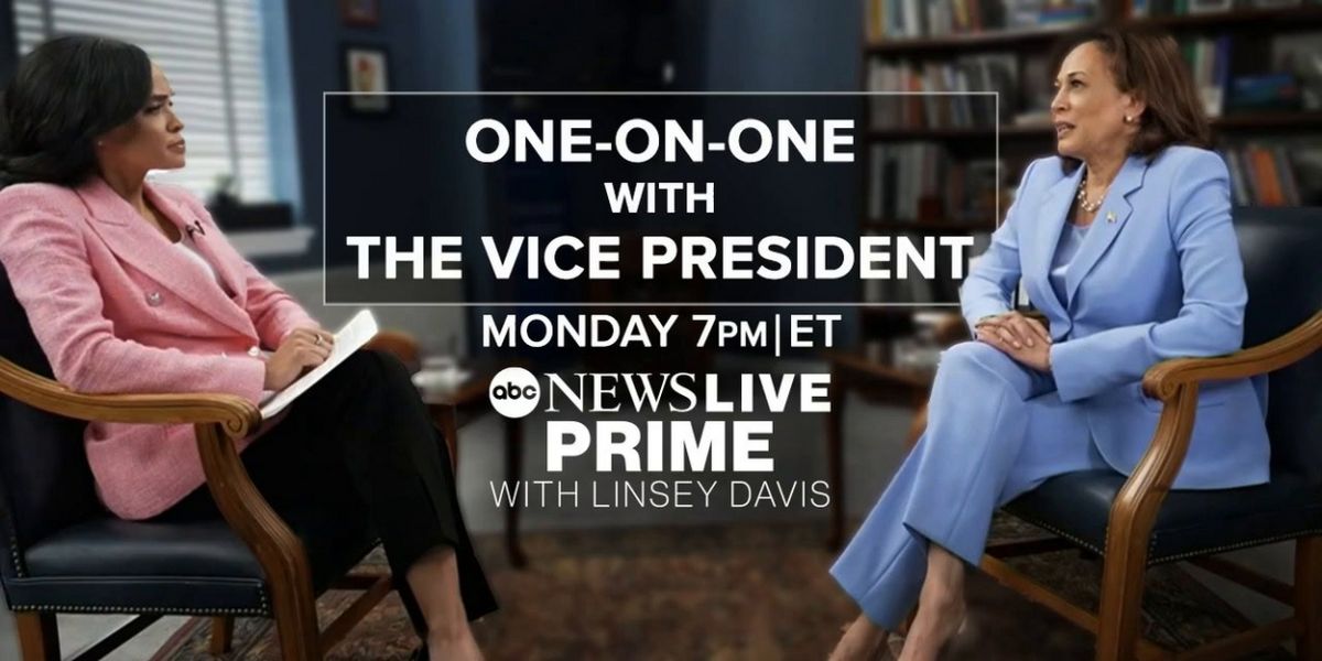 ABC News Sets Kamala Harris Interview With Linsey Davis