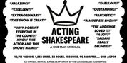 ACTING SHAKESPEARE: A ONE-MAN MUSICAL to Play Free Performance at Pugsley Park Photo