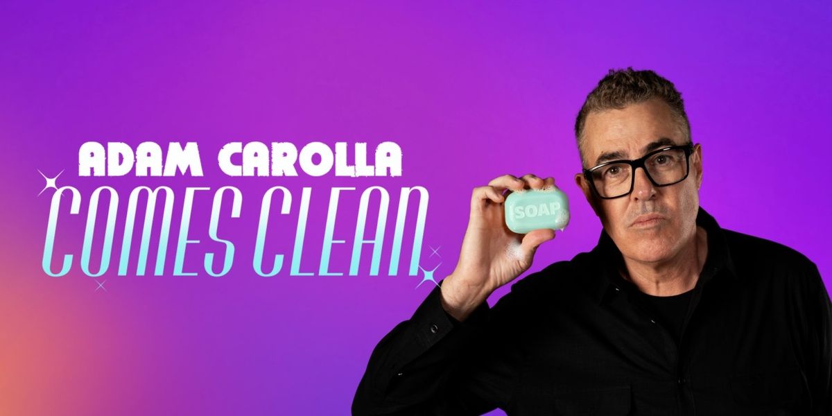 ADAM CAROLLA COMES CLEAN Launches on Dry Bar Comedy Plus