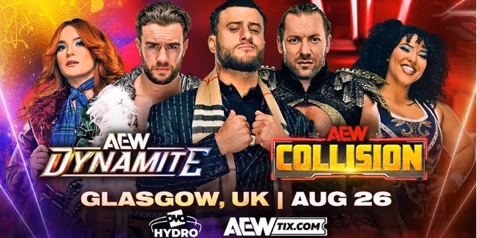 AEW DYNAMITE & AEW COLLISION Will Come to Glasgow's OVO Hydro This Summer Photos