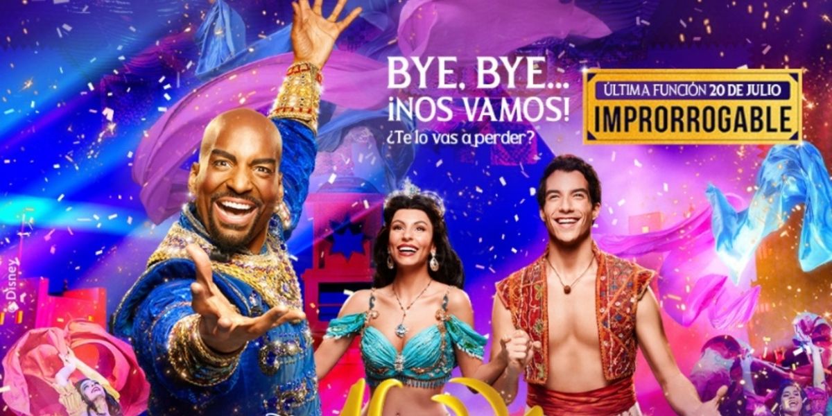 ALADDIN se despide de la Gran Vía madrileña este domingo