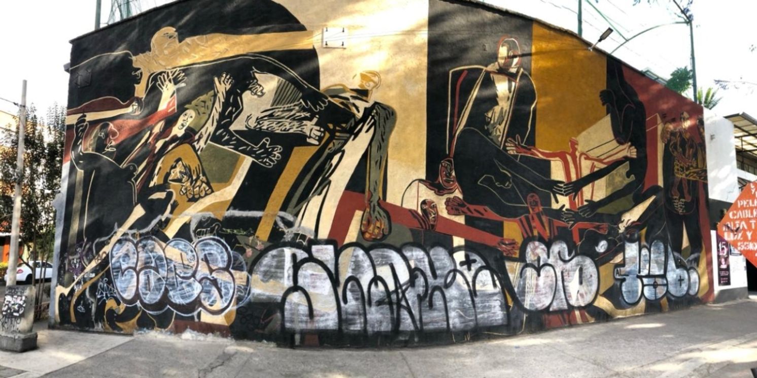 ALCANCE El Inbal Y Secretaría De Cultura Capitalina Inician Restauración Del Mural La Guerra Y La Paz, De Gilberto Aceves Navarro  Image