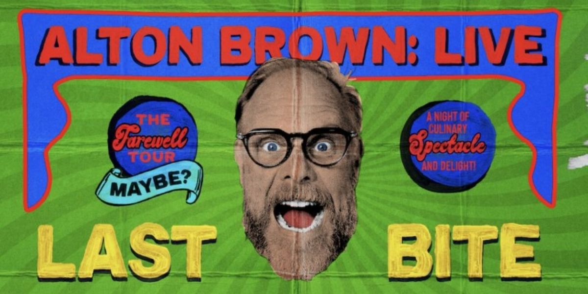 ALTON BROWN LIFE: LAST BITE Is Coming To Chicago This November