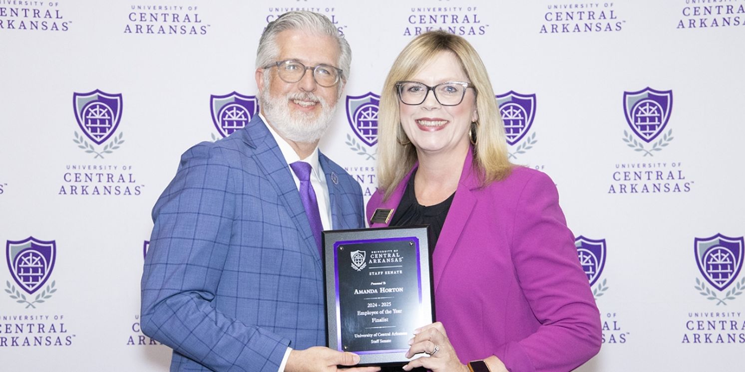 Amanda Horton Honored at University of Central Arkansas in Conway  Image
