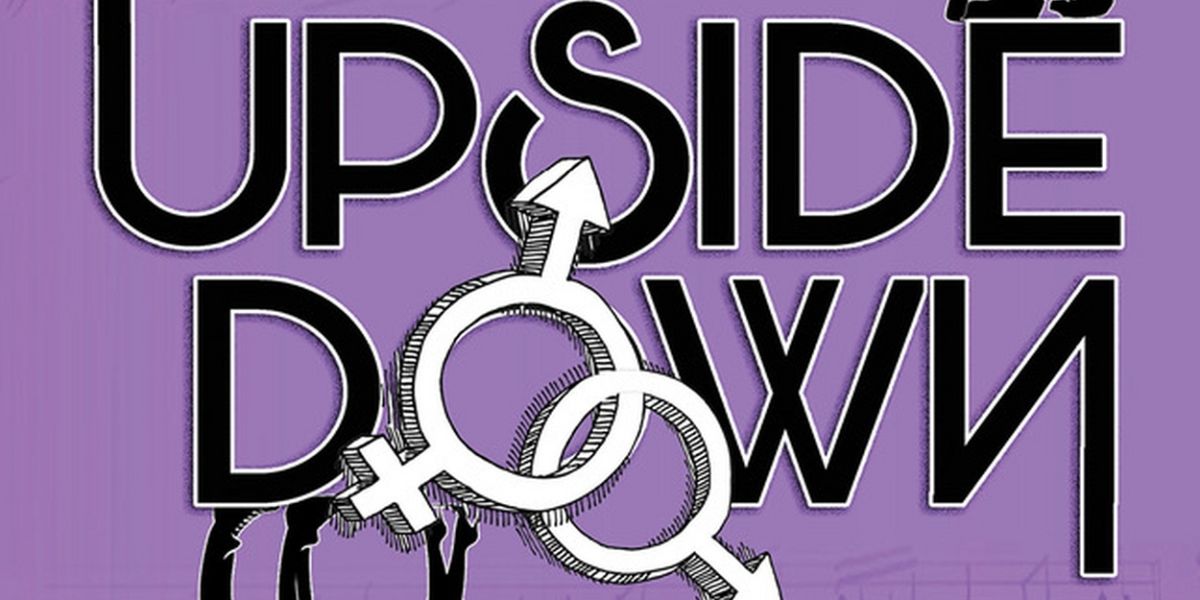 Full Cast Set for Musical UPSIDE DOWN at AMT Theater