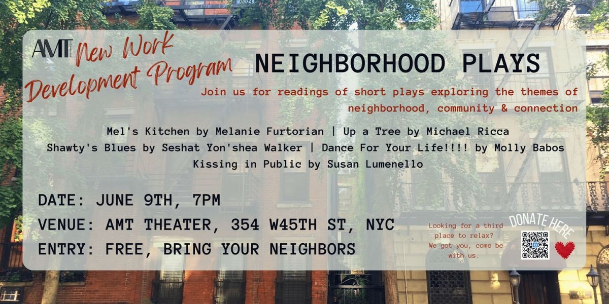 AMT Will Host 4th New Play Reading Series
