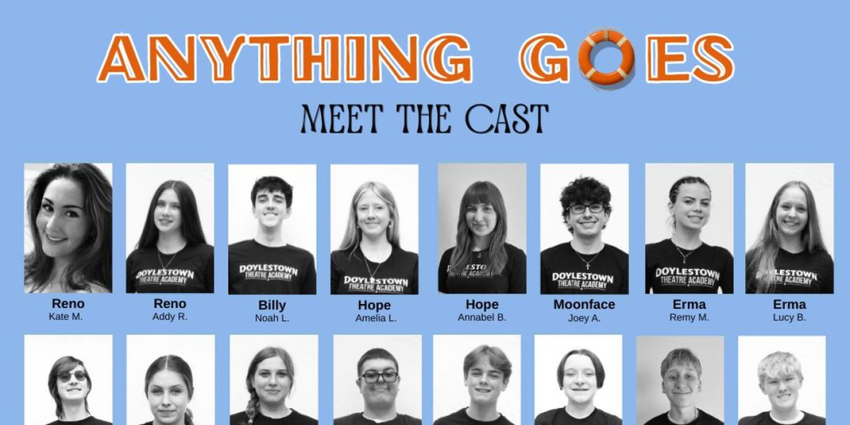 ANYTHING GOES to Return for Doylestown Theatre Academy's Sixth Production