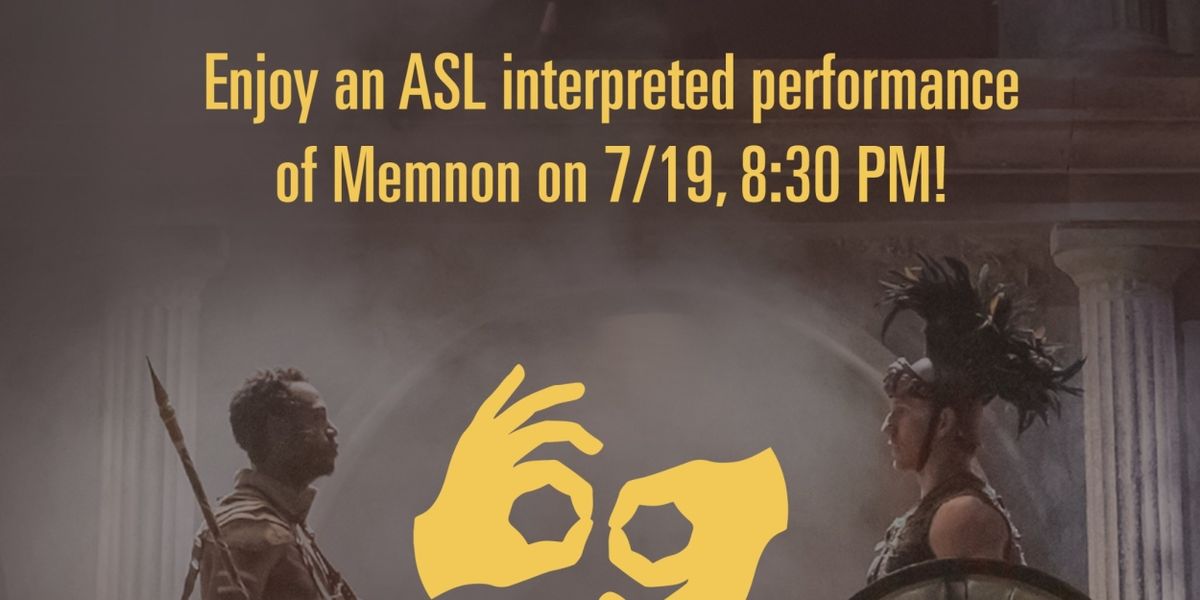 Classical Theatre of Harlem Presents ASL Performance of MEMNON