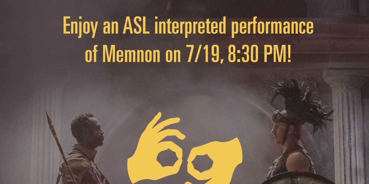 Classical Theatre of Harlem Presents ASL Performance of MEMNON  Image