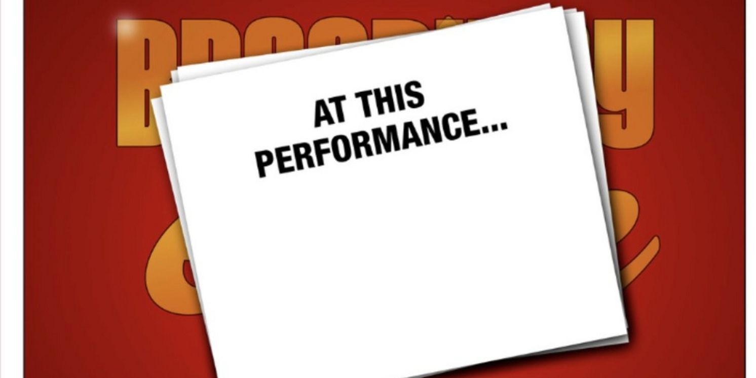 AT THIS PERFORMANCE... to Return to The Green Room 42 in August  Image