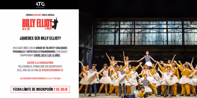 ATG Entertainment prepara el regreso de BILLY ELLIOT a España Photo