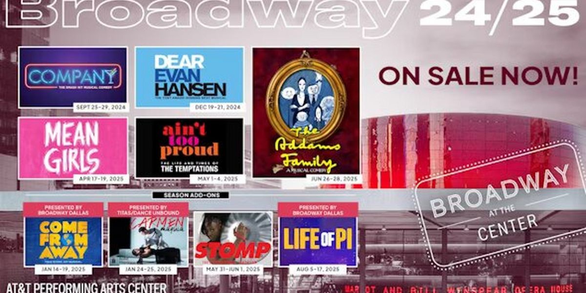 ATTPAC Announces BROADWAY BUNDLE Saving Money On National Broadway Tour Tickets At The Winspear!