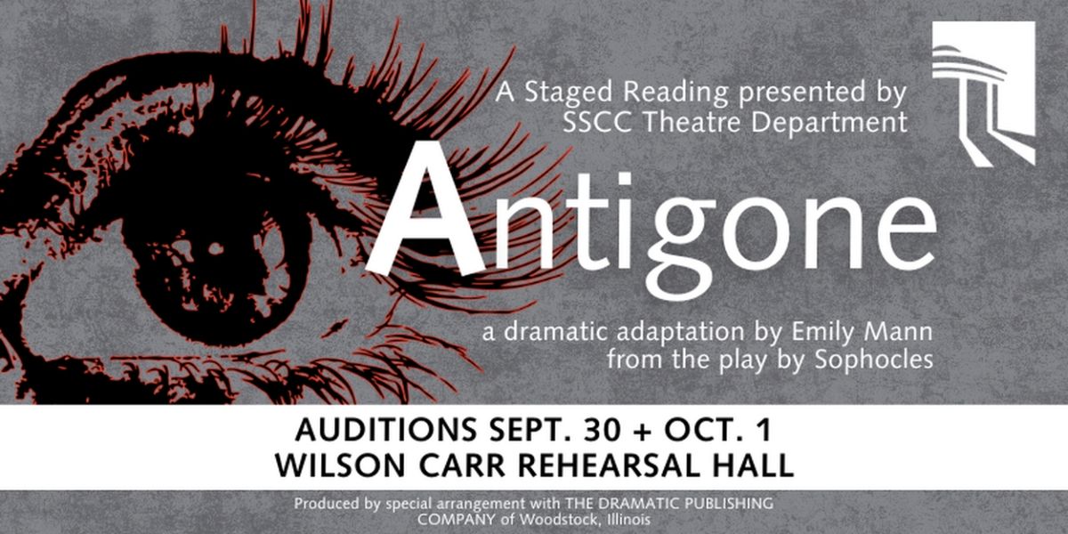 Shelton State to Hold Auditions for ANTIGONE Staged Reading