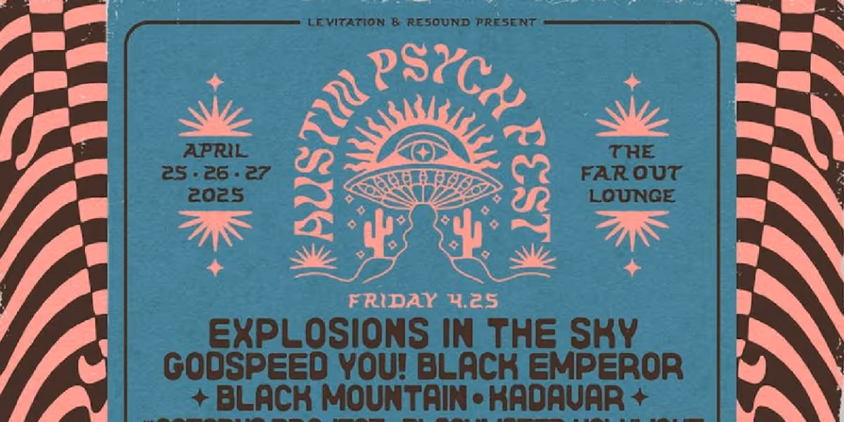 AUSTIN PSYCH FEST Sets 2025 Lineup with Dinosaur Jr, Kim Gordon, & More