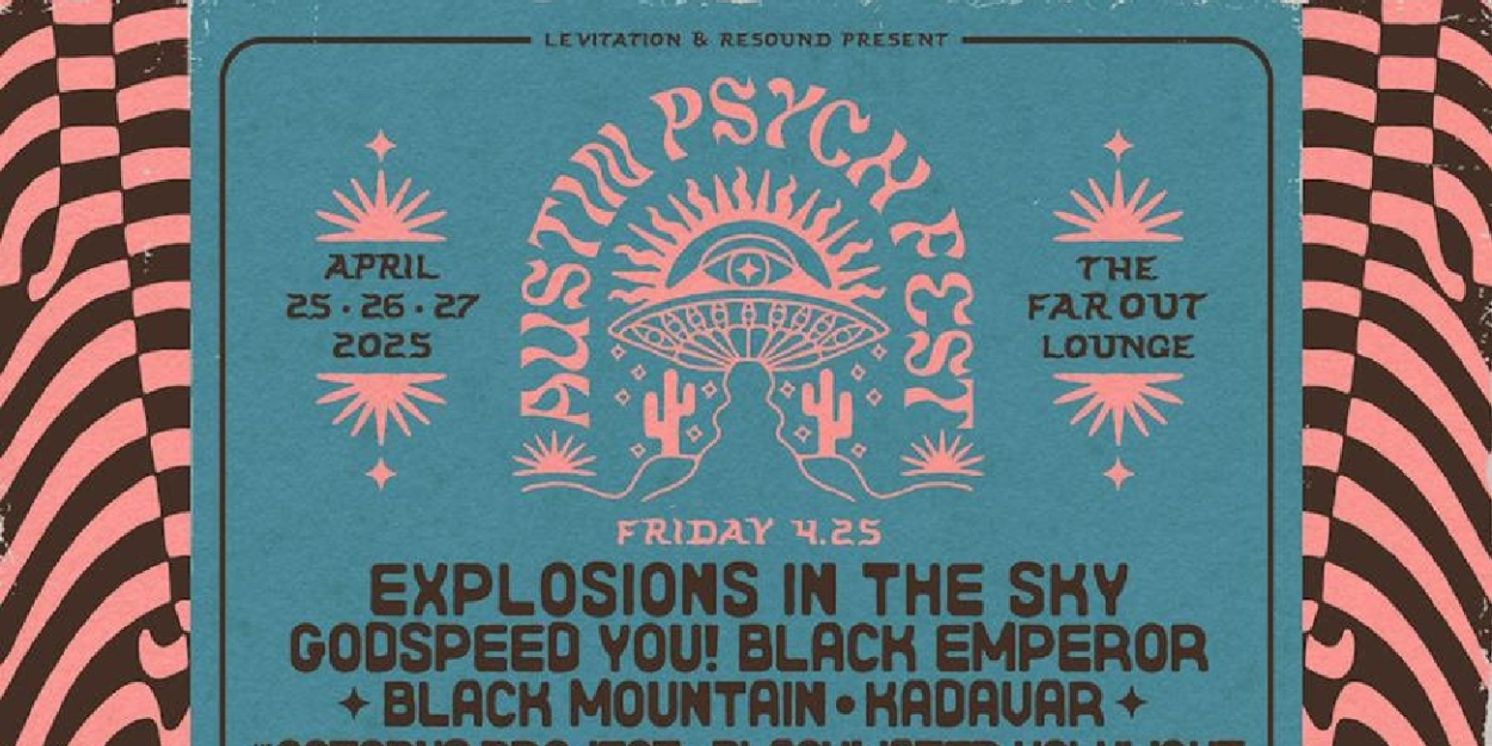 AUSTIN PSYCH FEST Sets 2025 Lineup with Dinosaur Jr, Kim Gordon, & More  Image