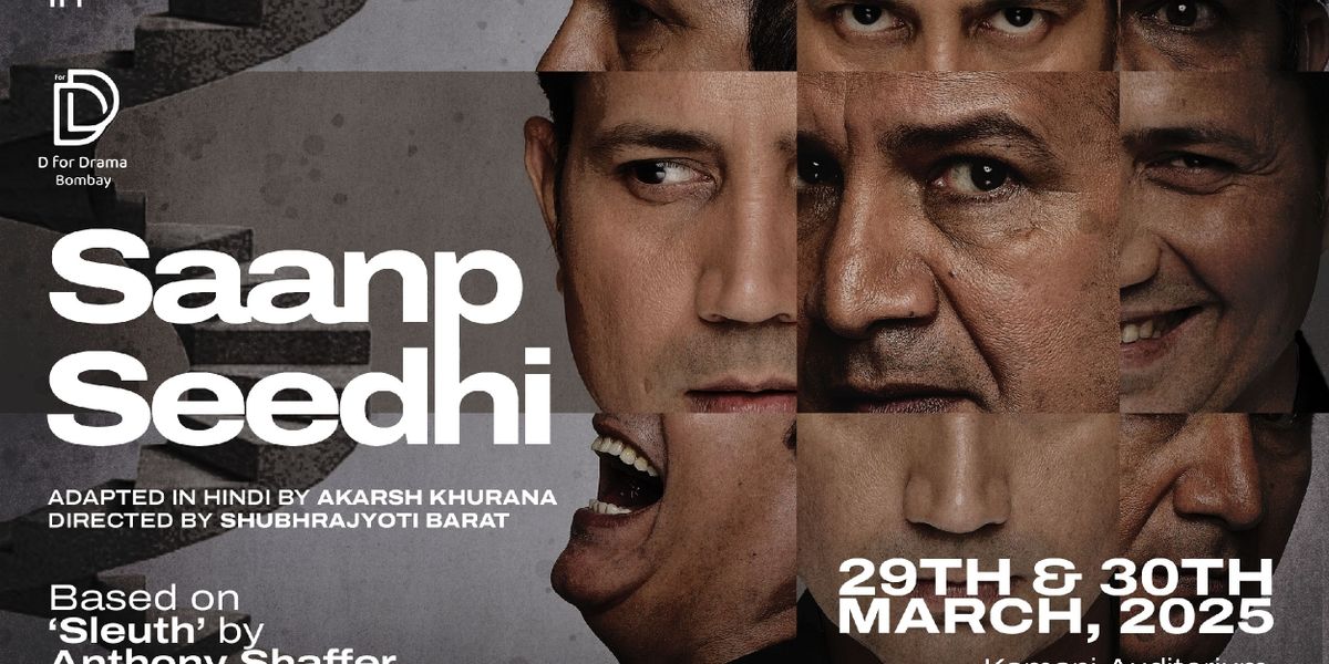 Aadyam Theatre Will Present SAANP SEEDHI
