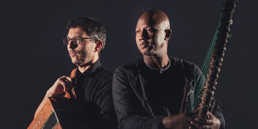 Ablaye Cissoko and Cyrille Brotto Come to the Co-Cathedral of St. Joseph Photo